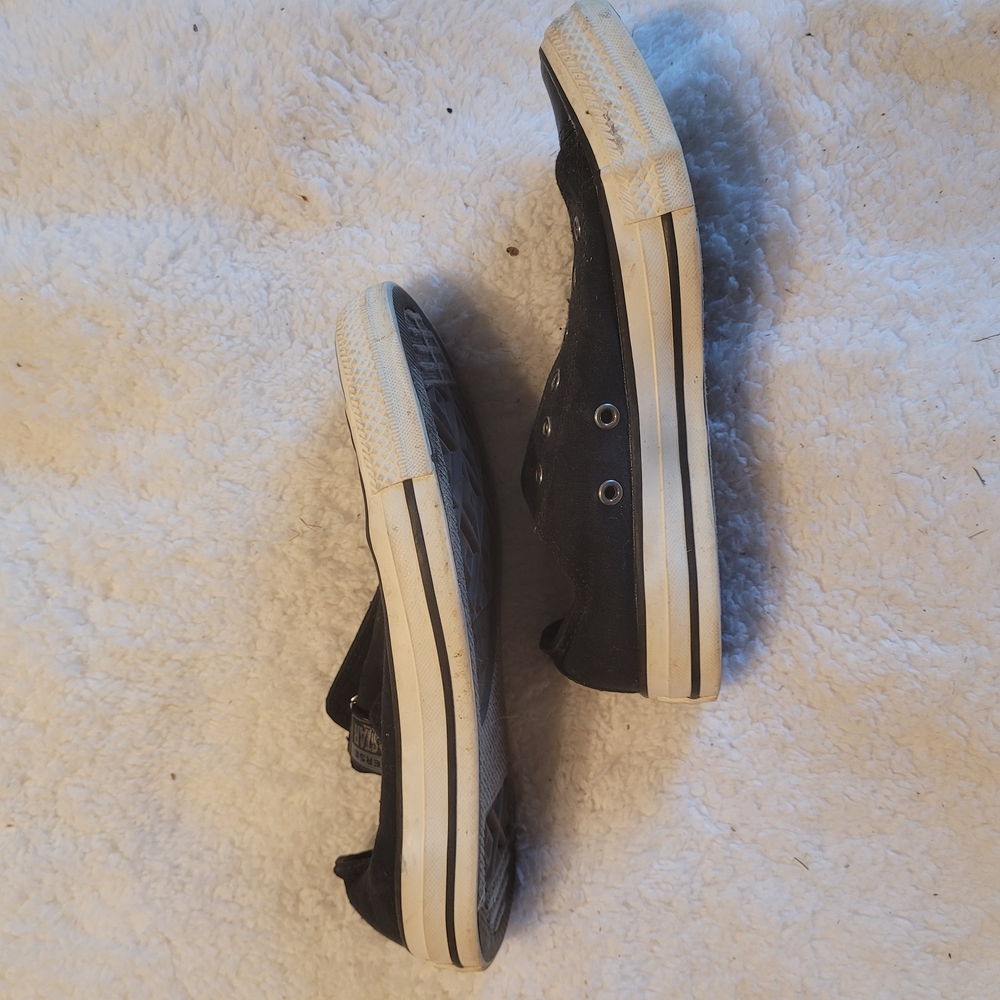 Kids Black Canvas Shoes
